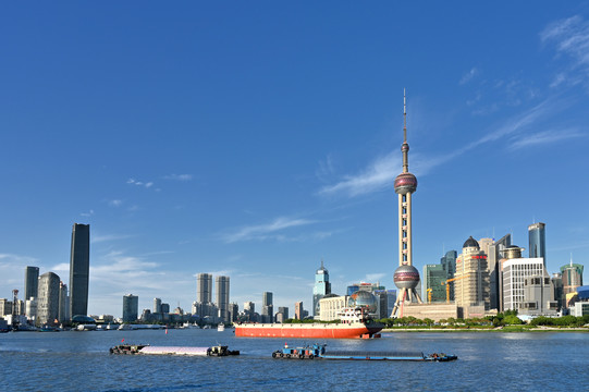 上海黄浦江两岸风景