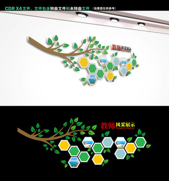 教師風采展示照片墻