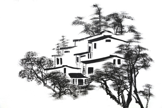 水墨江南
