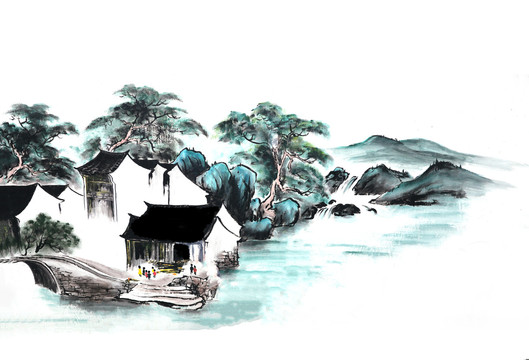 水墨江南