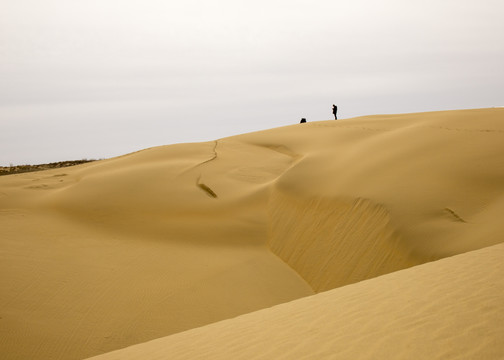 内蒙古响沙湾景区沙漠