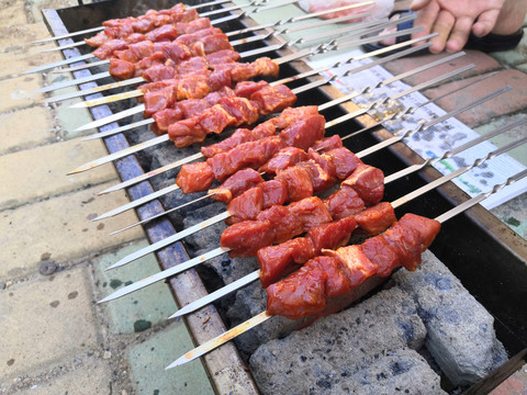 烤牛肉串