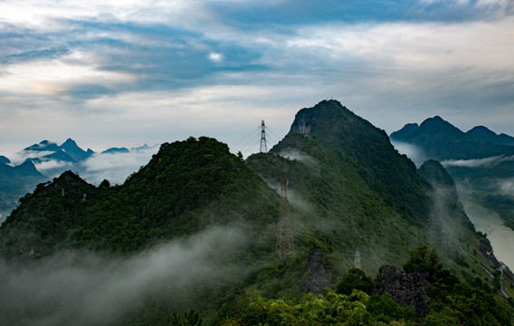 红水河乐滩风光