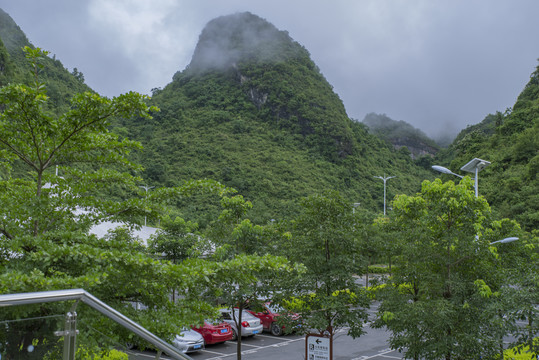 旅游区停车场