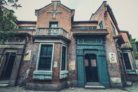 老上海建筑街景