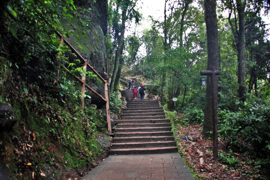 丹霞山山路