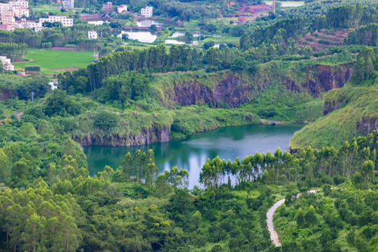 湖景