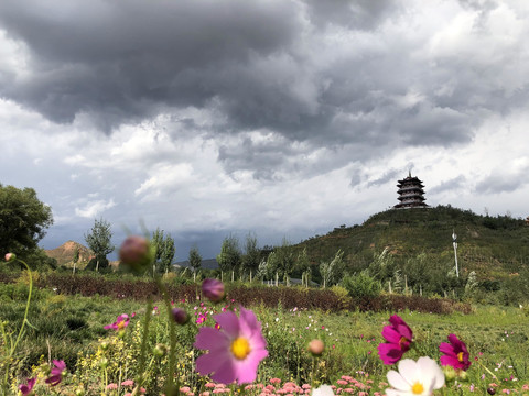 海东市乐都区蚂蚁山风光