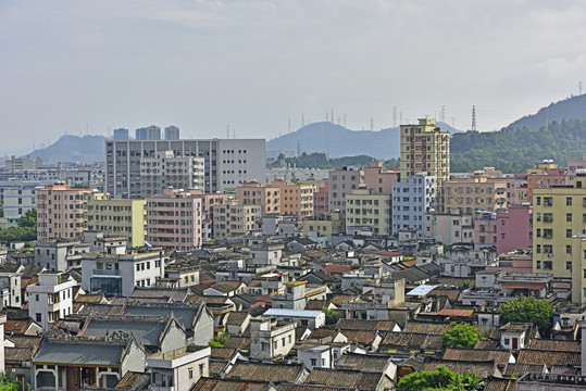 深圳凤凰古村全景