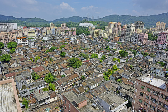 深圳凤凰古村全景