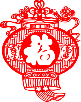 喜慶鏤空燈籠