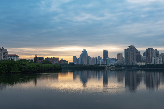 厦门筼筜湖风光