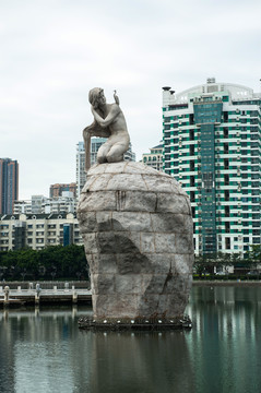 厦门筼筜湖女神像