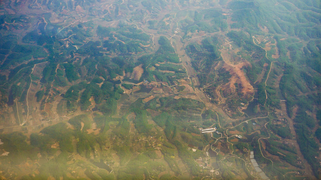 万米高空大好河山