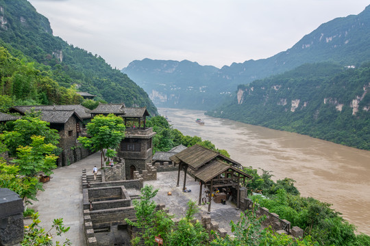 湖北宜昌三峡人家风景区夏日迷人