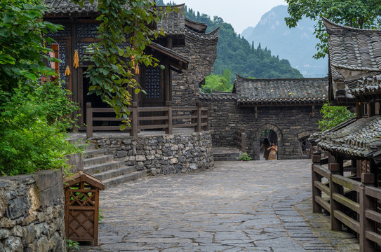 湖北宜昌三峡人家风景区夏日迷人