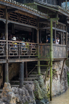 湖北宜昌三峡人家风景区夏日迷人