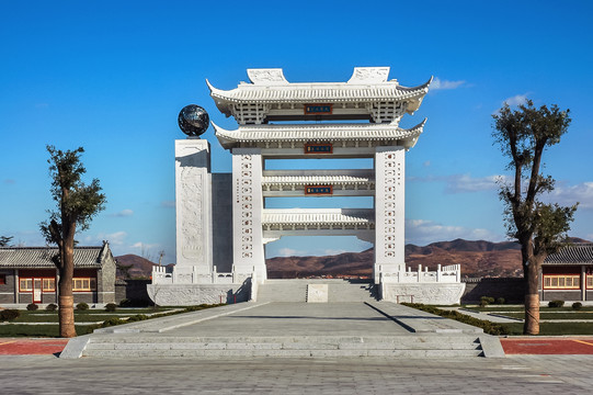 山东栖霞太虚宫景区风光