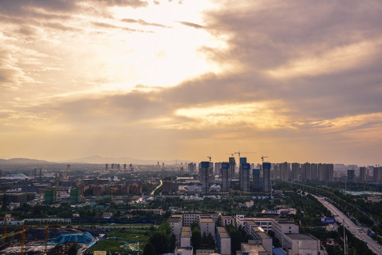 城市高楼建设