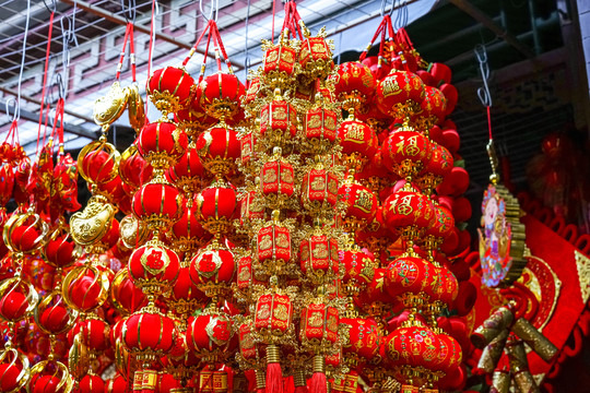 春节灯笼挂饰