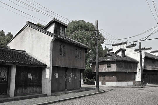老上海街景建筑