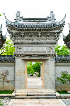 仿古台门