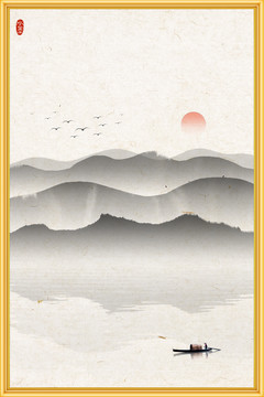 新中式水墨畫(huà)