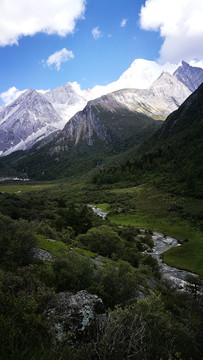 稻城亚丁风景区风光