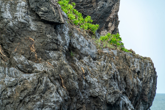 海南博鳌正门海山钦湾礁石