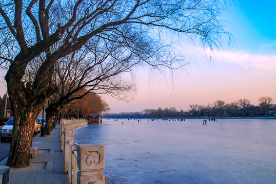 北京后海风光