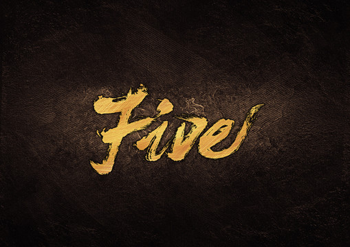 Five英文數(shù)字