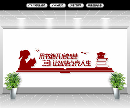 圖書館文化墻