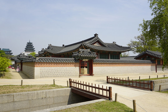 韩国景福宫咸和堂和缉敬堂外景