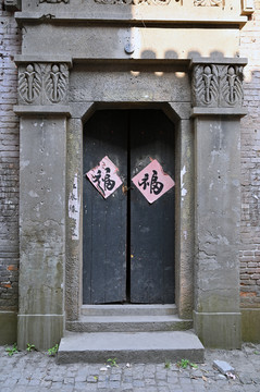 上海老房子木门