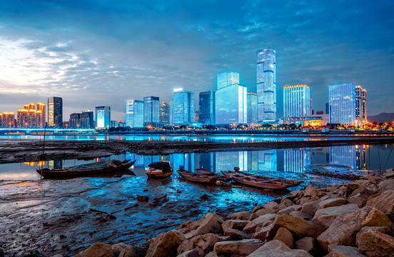 福建福州城市夜景