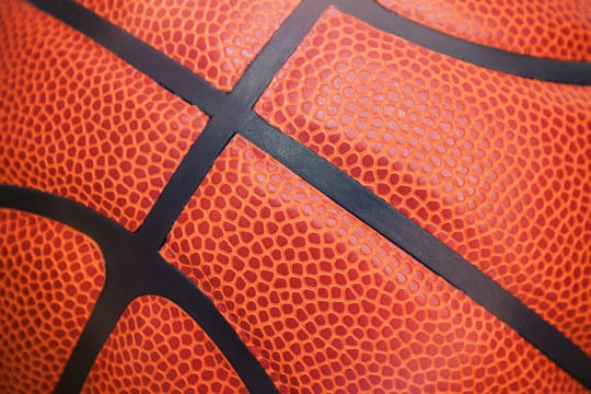 篮球表面特写背景