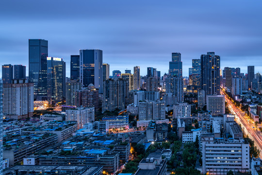 成都CBD夜景