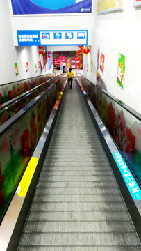超市扶梯