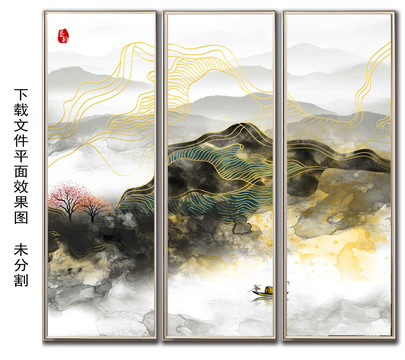 金線發(fā)財裝飾畫
