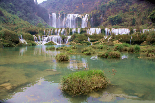 高山瀑布