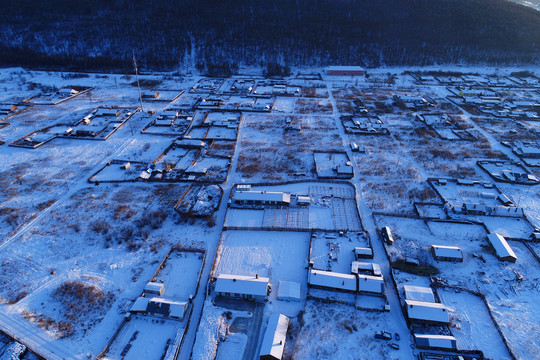 大兴安岭林海雪原农家院