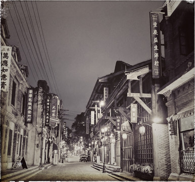 重庆街景怀旧照片