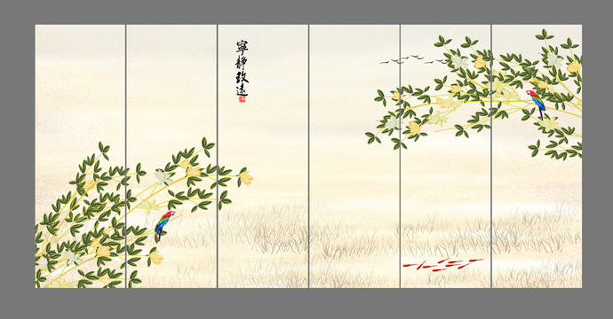 工筆花鳥(niǎo)畫(huà)