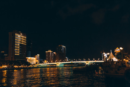 广州沙面夜景