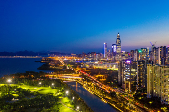 深圳湾后海夜景