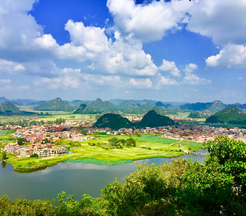 普者黑山水田园