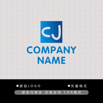 CJ字母logo