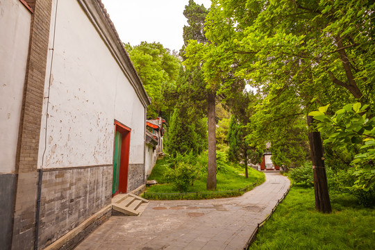 北京北海公园庭院