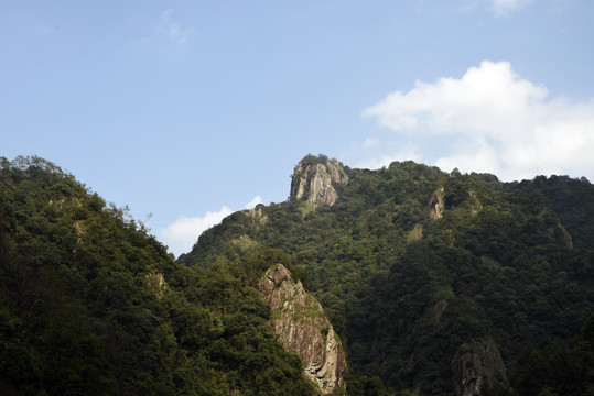 楠溪江山景