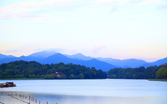 杭州西湖山水装饰画